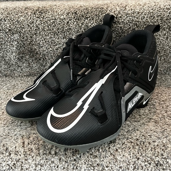 Nike Alpha Menace Pro 3 Shadow Black Football Cleats CT6649-010 Men’s Size 7 - Picture 1 of 9
